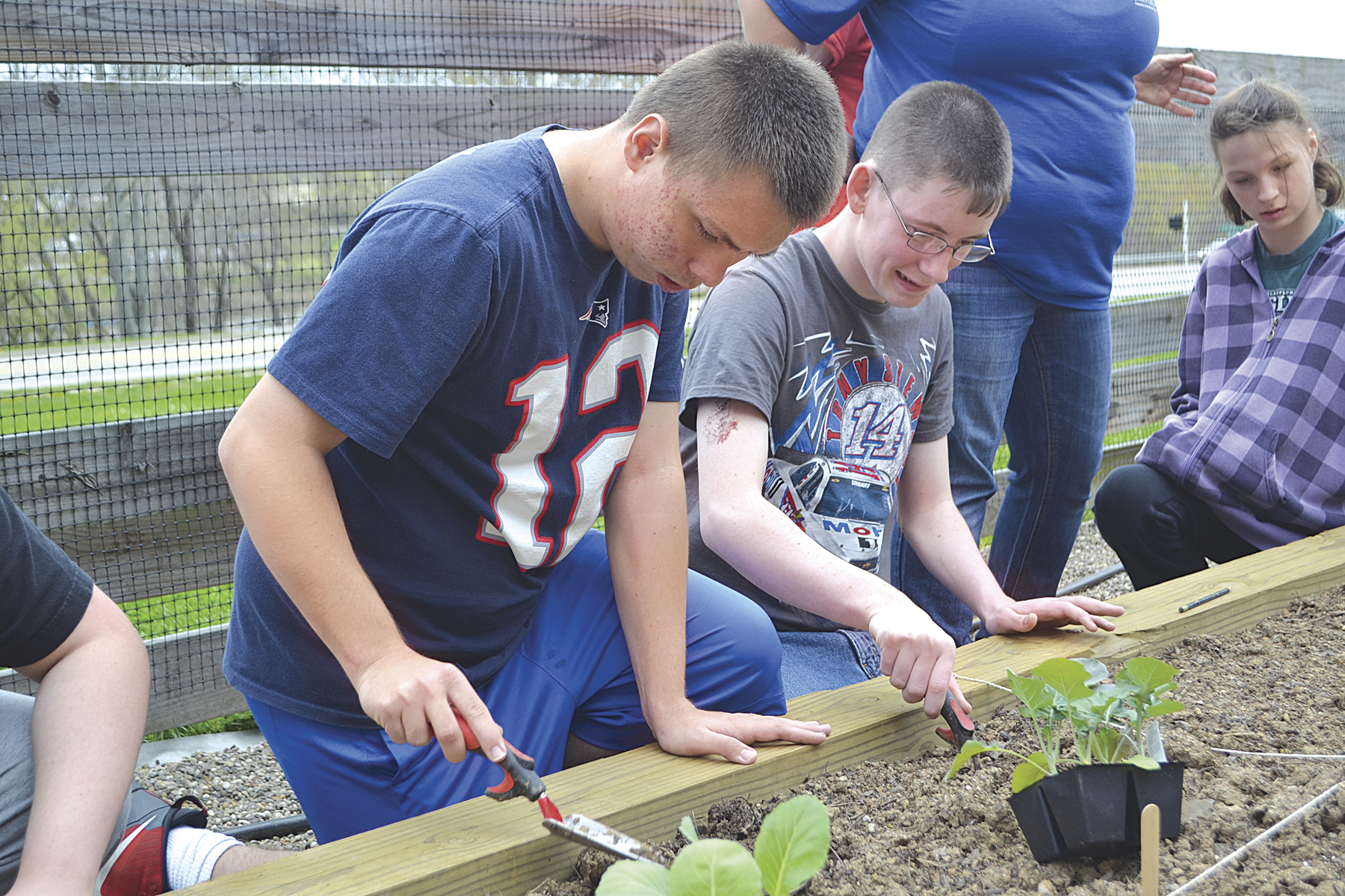 Students plant garden at Ewing School News, Sports, Jobs News and